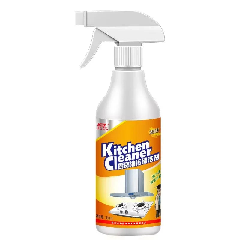 500ml Heavy Oil Cleaner Kitchen Oil Stain Powerful Degreaser Oil Stains Remover Cleaning Grills Oven Home Cooktop Cleaning Spray